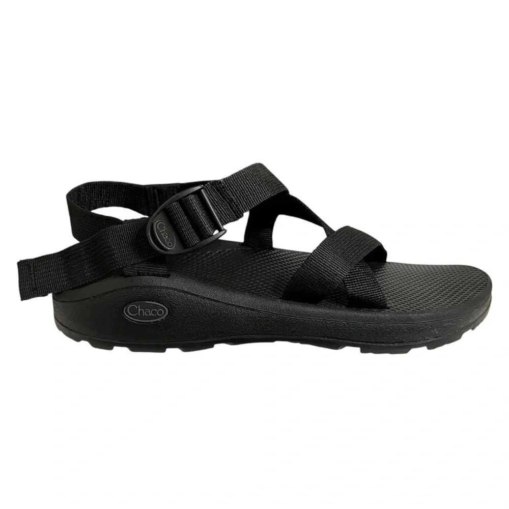 CHACO Mega Z/1 Cloud Soild Black Sandals Size 11